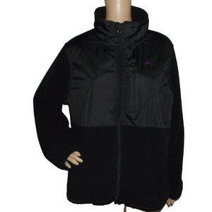 SNOZU Performance Fleece Jacket Women's 1X Black Full Zipper (3 zip pockets)